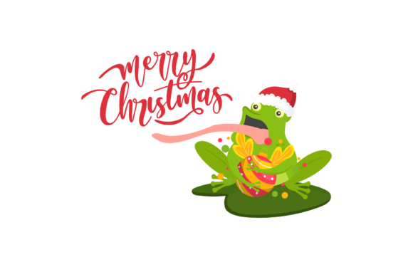 Animal Christmas Cartoon Illustration for Crafting and Etsy Products