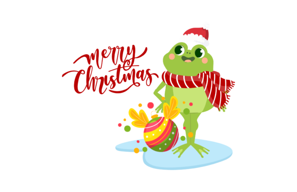 Animal Christmas Happy Illustration for Crafting and Cricut Projects