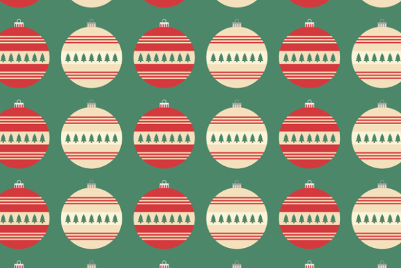 Christmas Tree Bauble Illustration for Local Branding