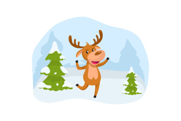Christmas Winter Concept Illustrations for Crafting