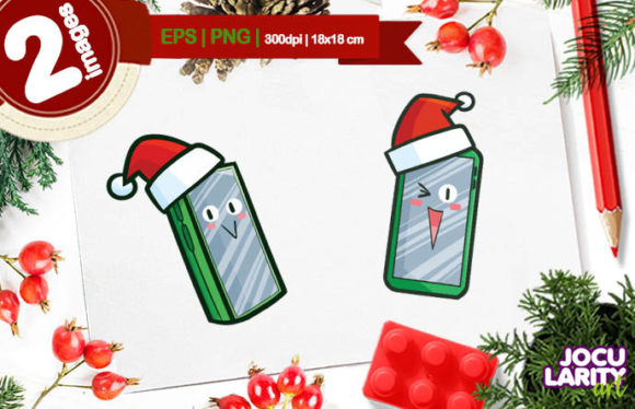Kawaii Christmas Smartphone Illustration Review