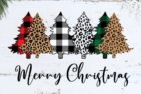 Leopard Christmas Tree SVG Buffalo Plaid Review