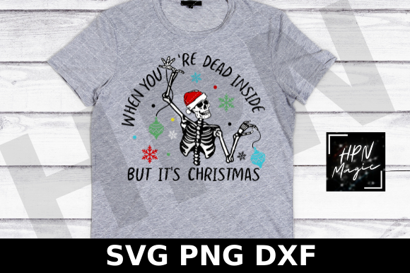 When You're Dead Inside but It's Christmas Illustrations